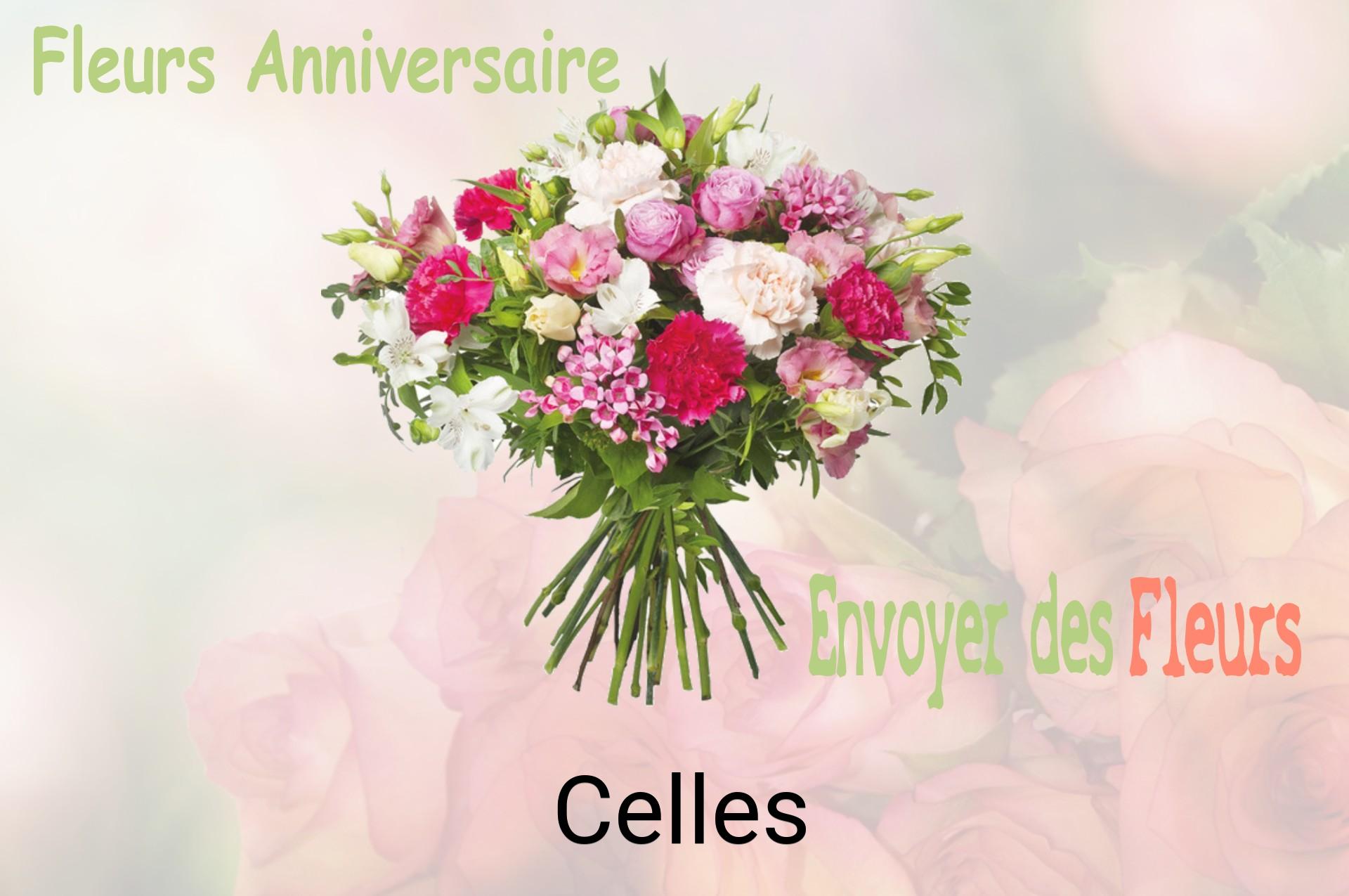 Bouquet de fleurs d’anniversaire livré à Celles