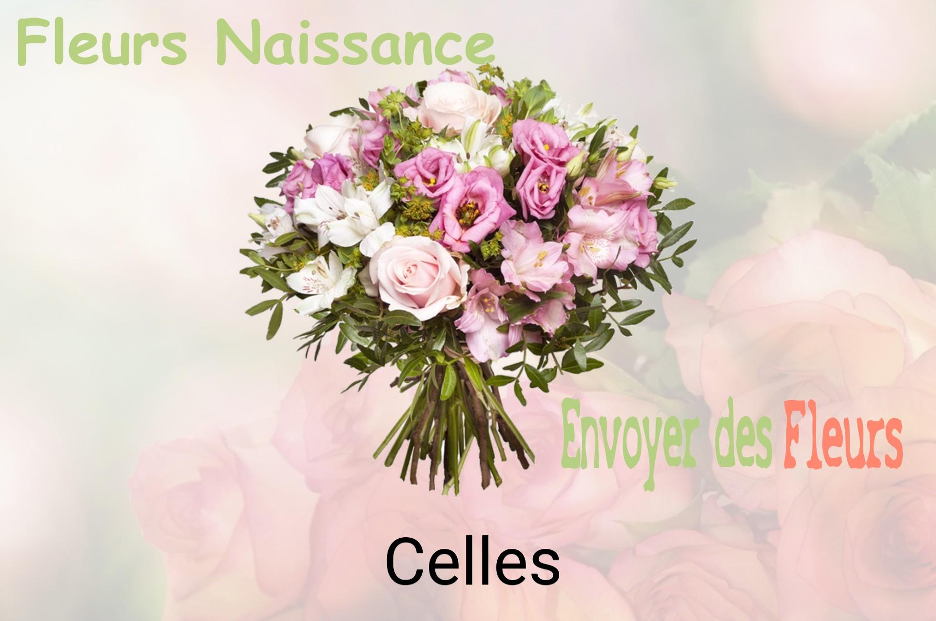 Bouquet de fleurs de naissance livré à Celles